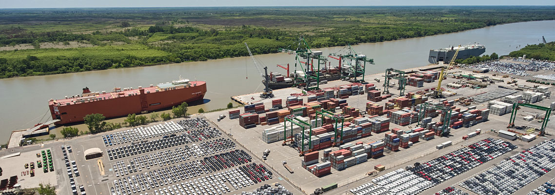 Terminal Zárate es una terminal portuaria de capitales privados.